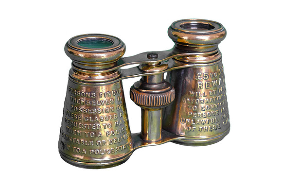 Binoculars - Brass Embossed-0001